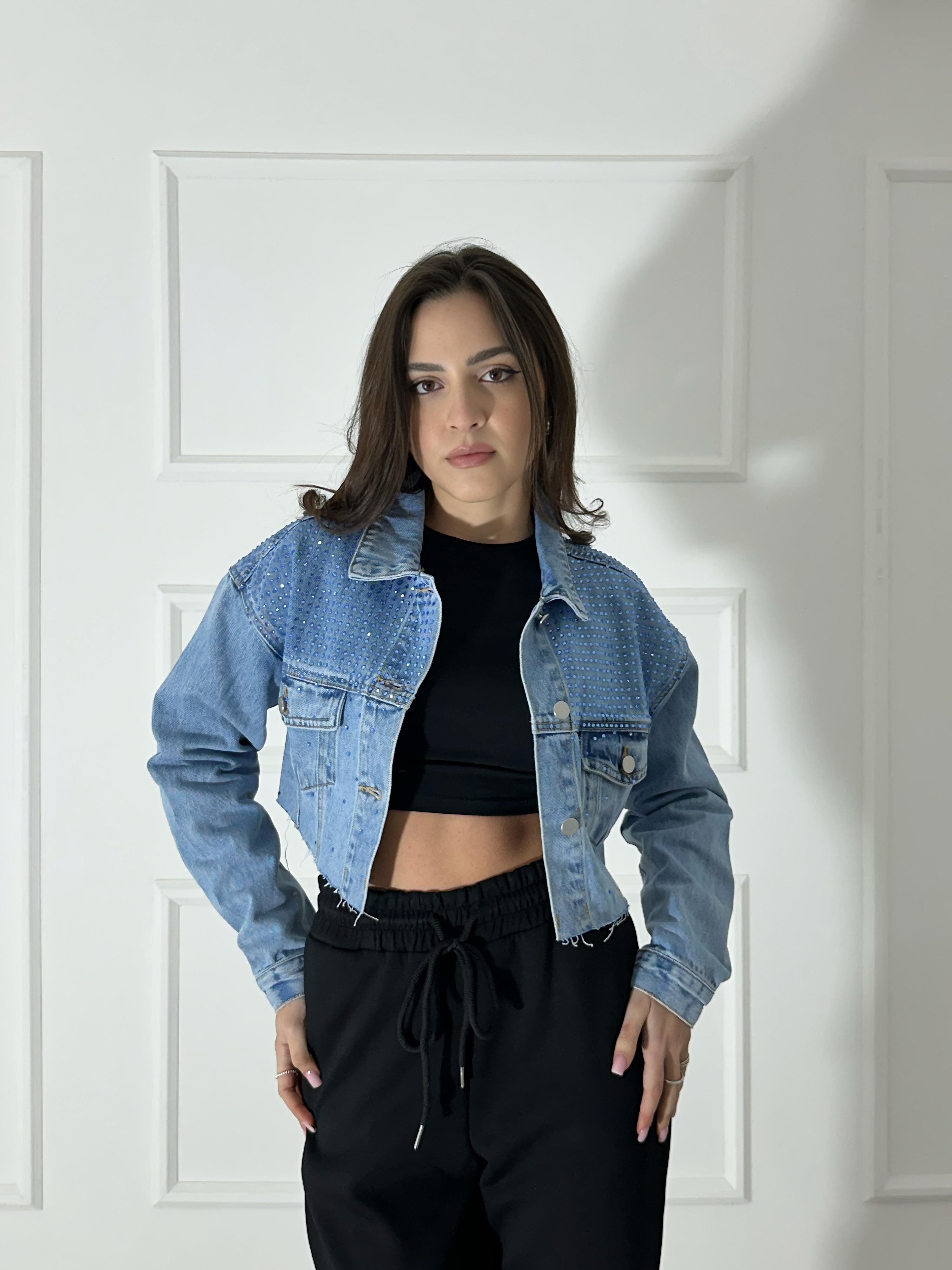 Giubbotto in denim Lumina